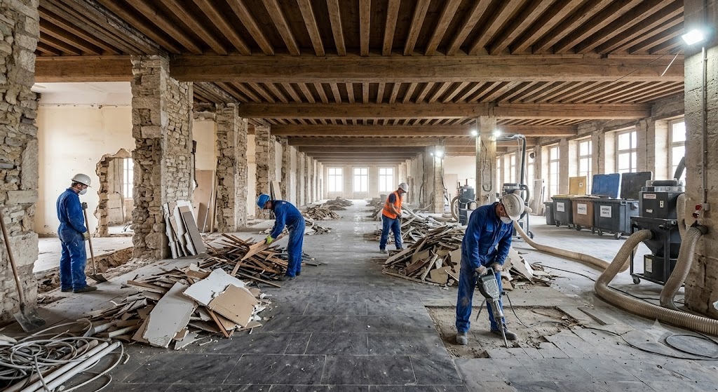 Curage avant rénovation en Île-de-France